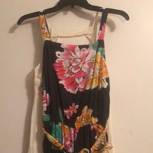 OLD NAVY wide leg linen romper